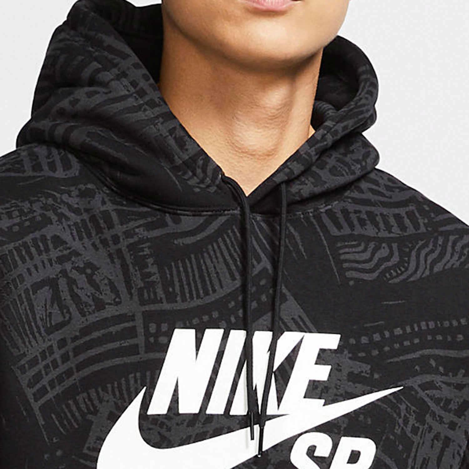 Мужское худи Nike SB (черное) — фото 4