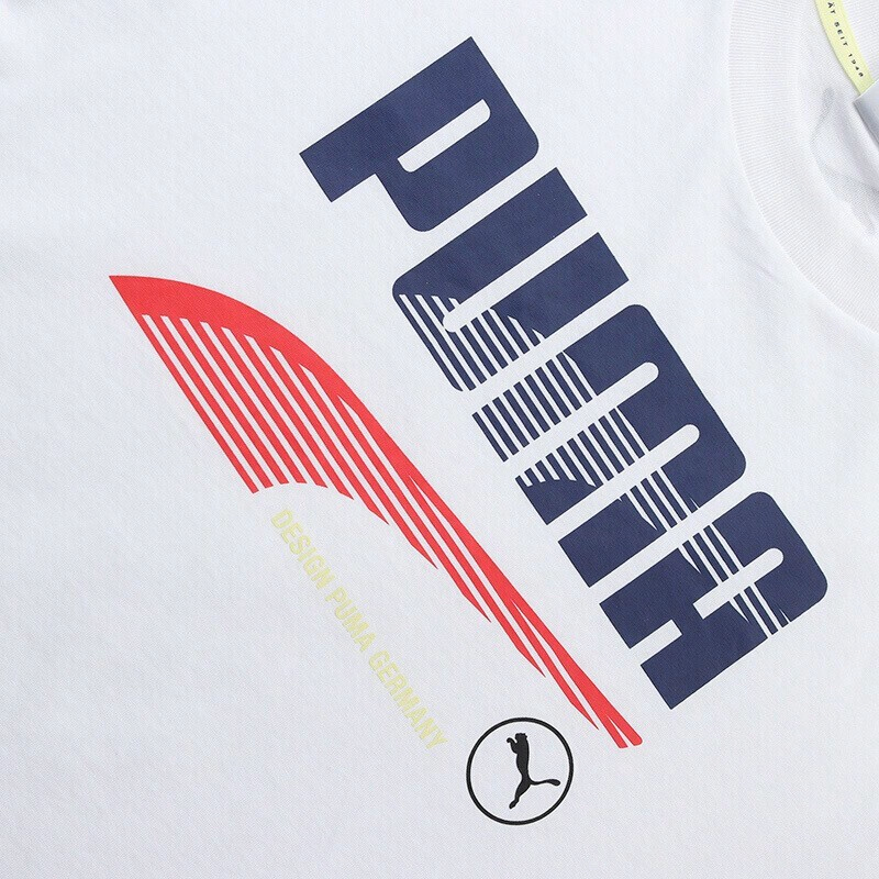 Мужская футболка PUMA (белая) — фото 3