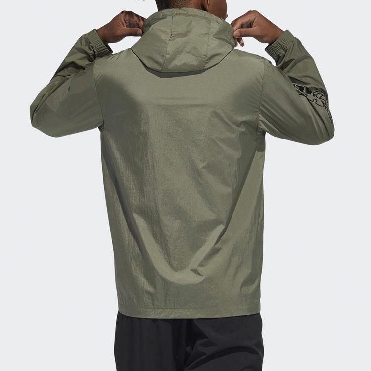 Мужская куртка adidas (зеленая) — фото 3