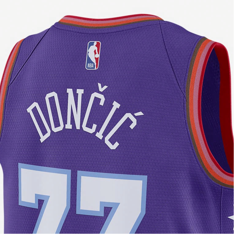 Мужская майка Nike NBA SW 77 (синий) — фото 4