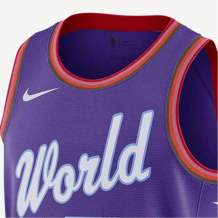 Мужская майка Nike NBA SW 77 (синий) — фото 3