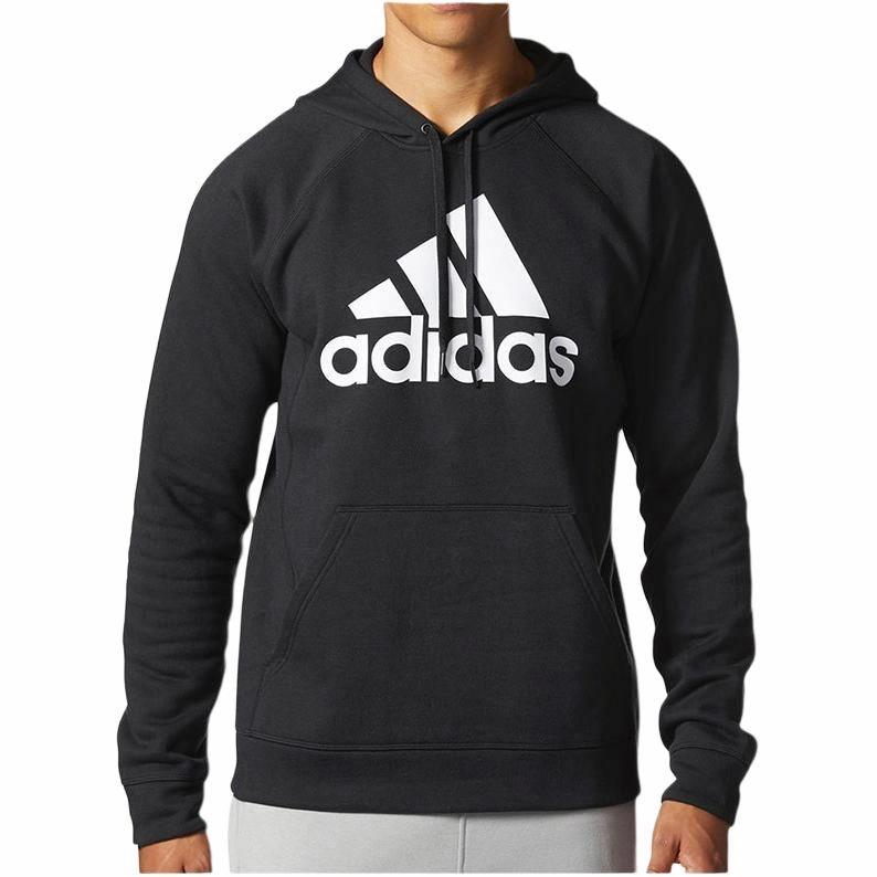 Мужское худи adidas Logo (черное) — фото 4