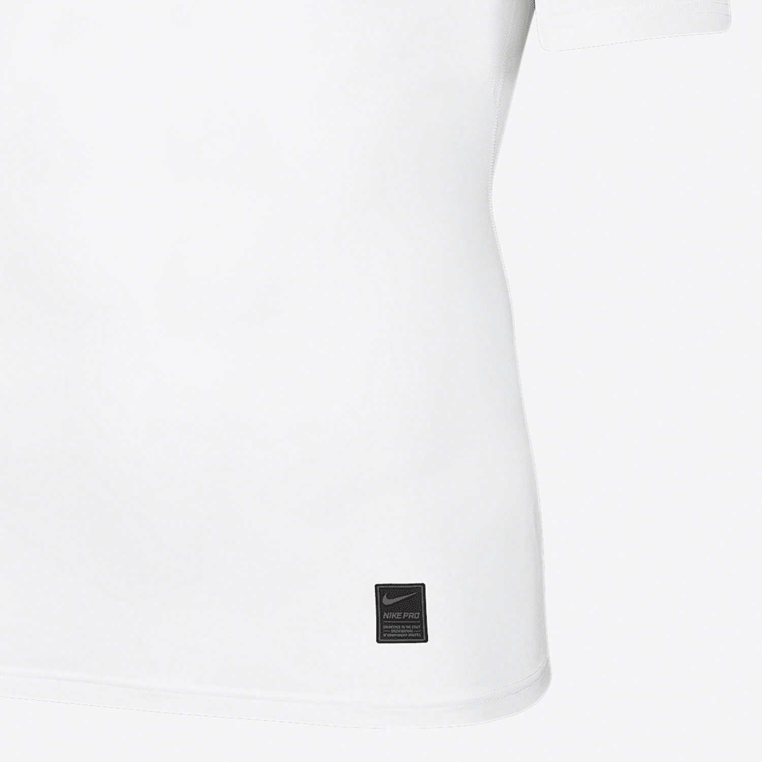 Мужская футболка Nike Pro T (белая) — фото 4