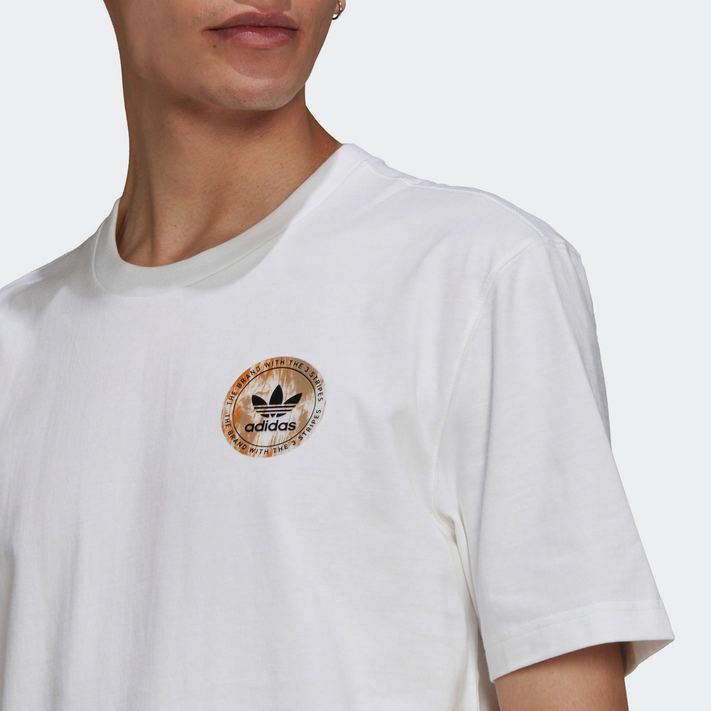 Мужская футболка adidas originals YOSHITOSHI (белая) — фото 6