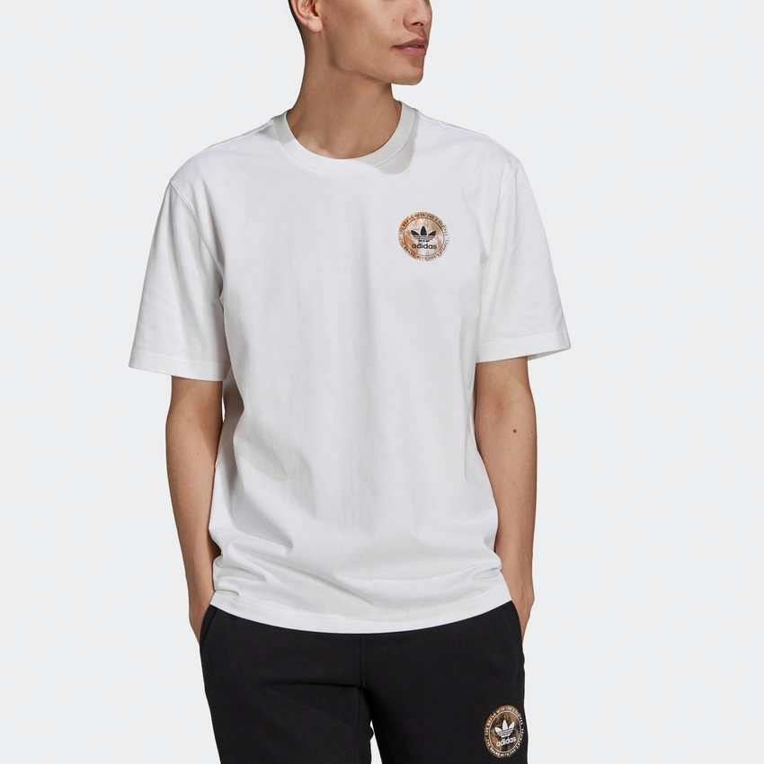 Мужская футболка adidas originals YOSHITOSHI (белая) — фото 3