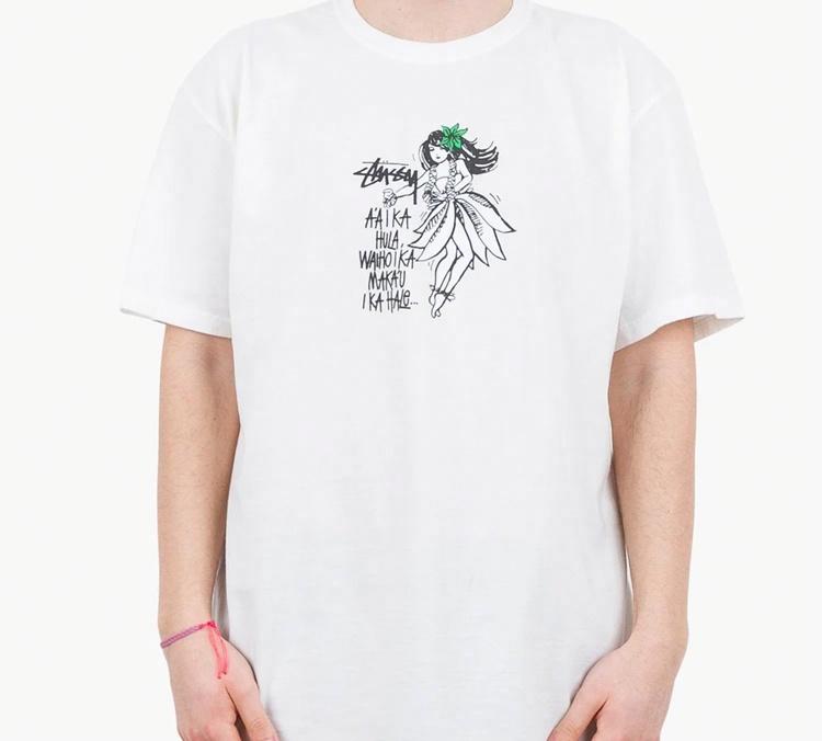 Футболка Stussy Dare To Dance (белая) — фото 8
