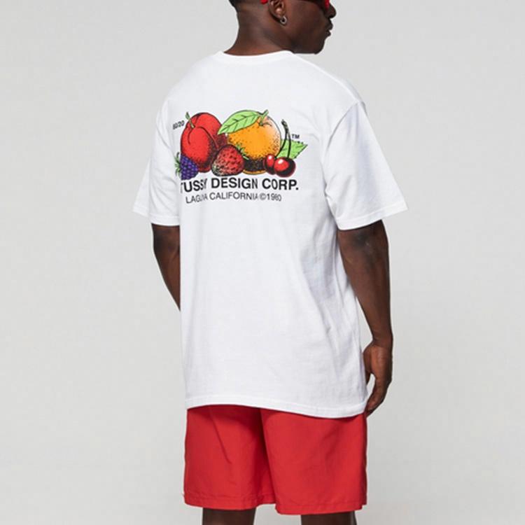 Мужская футболка Stussy Fresh Fruit T (разноцветный) — фото 3