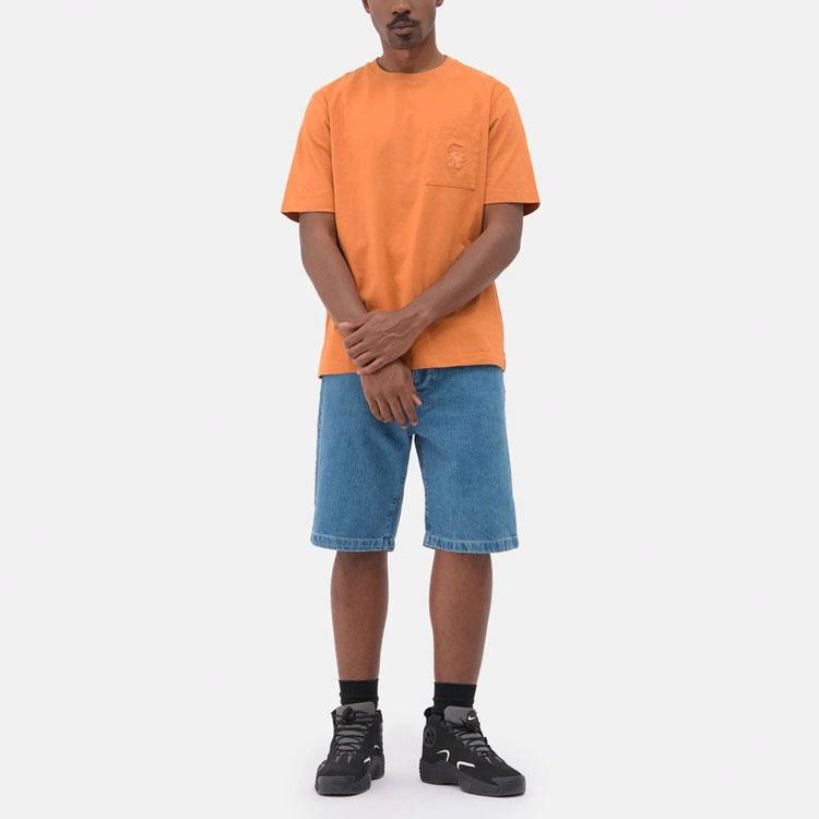 Футболка Stussy Regal Pocket Tee (бежевая) — фото 3