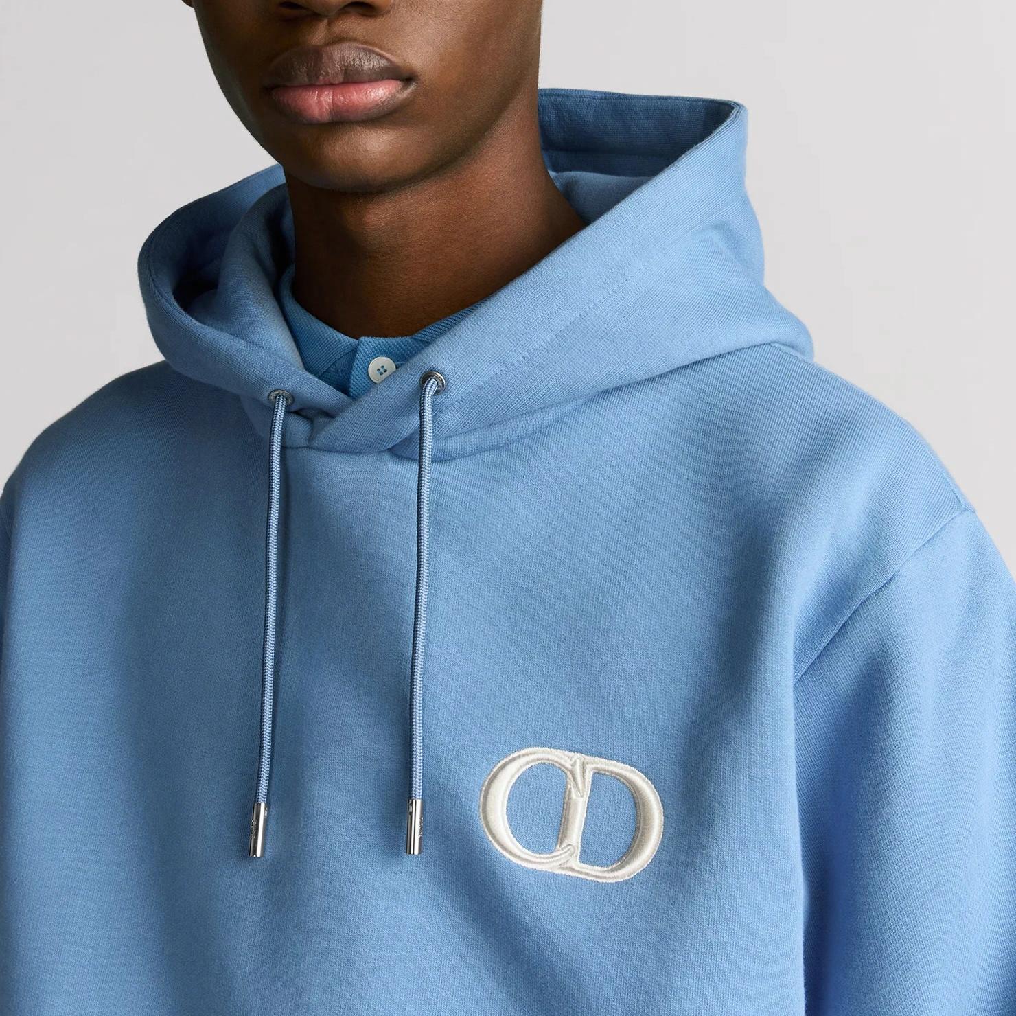 Мужское худи Dior (синее) — фото 6