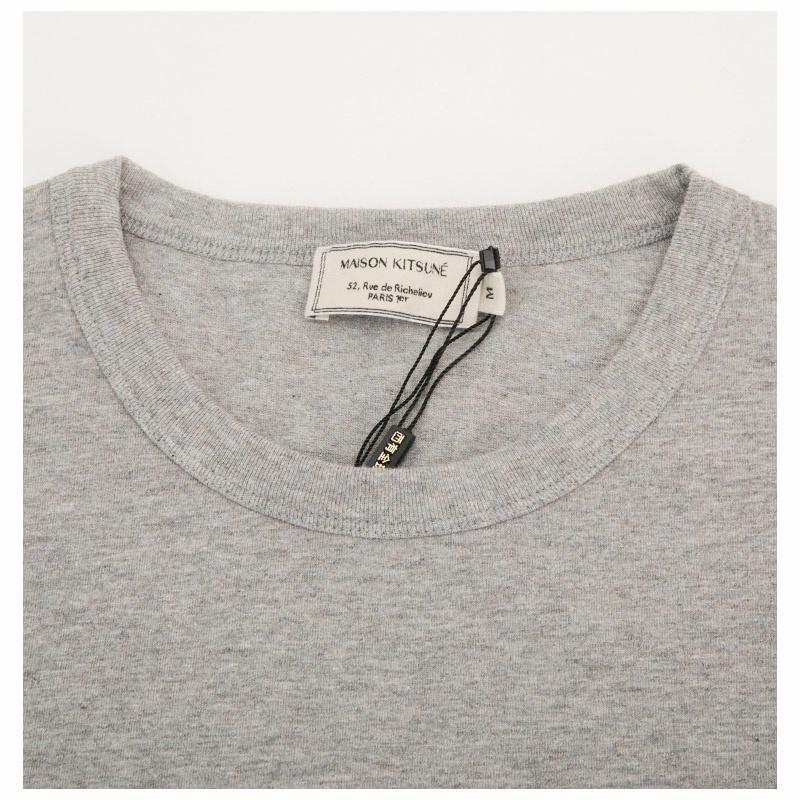Мужская футболка Maison Kitsune SS22 T (розовая) — фото 4