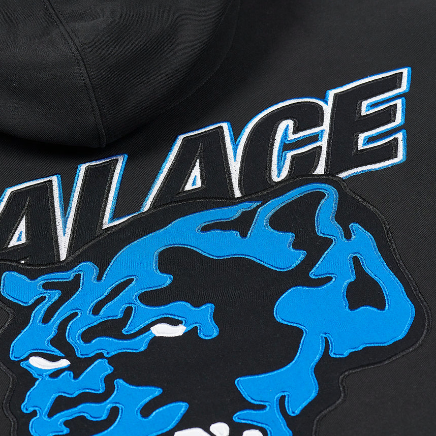 худи Palace SS23 Panther Hood Black Logo (черный) — фото 3