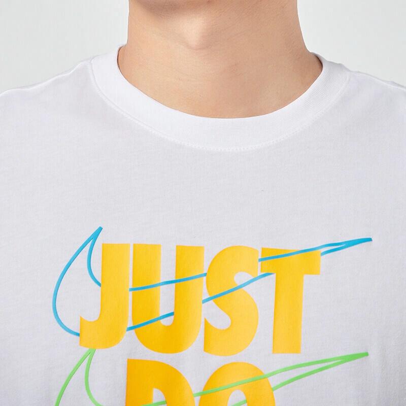 Мужская лонгслив Nike Brandmarks Jdi (белая) — фото 5