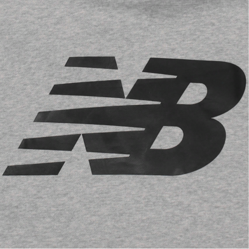 Мужское худи New Balance New Balance (серебристо-белое) — фото 7