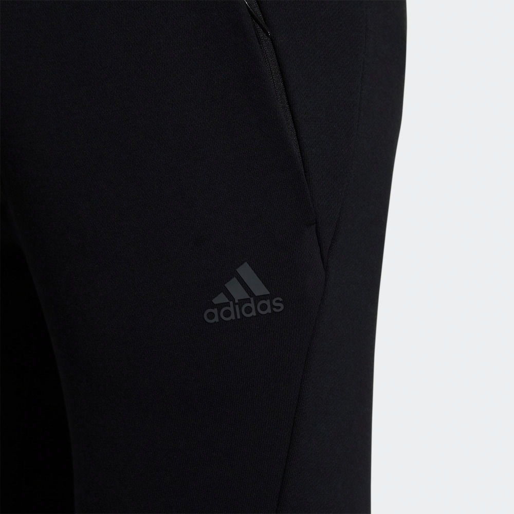 Мужские штаны adidas трикотажные ретро (черные) — фото 6
