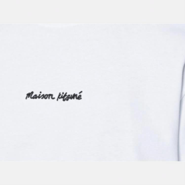 Мужская футболка Maison Kitsune SS25 (белая) — фото 6