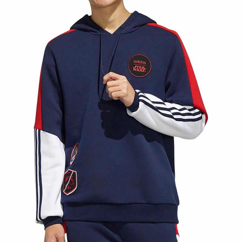 Мужское худи adidas neo M Sw Hd (темно-синее) — фото 3