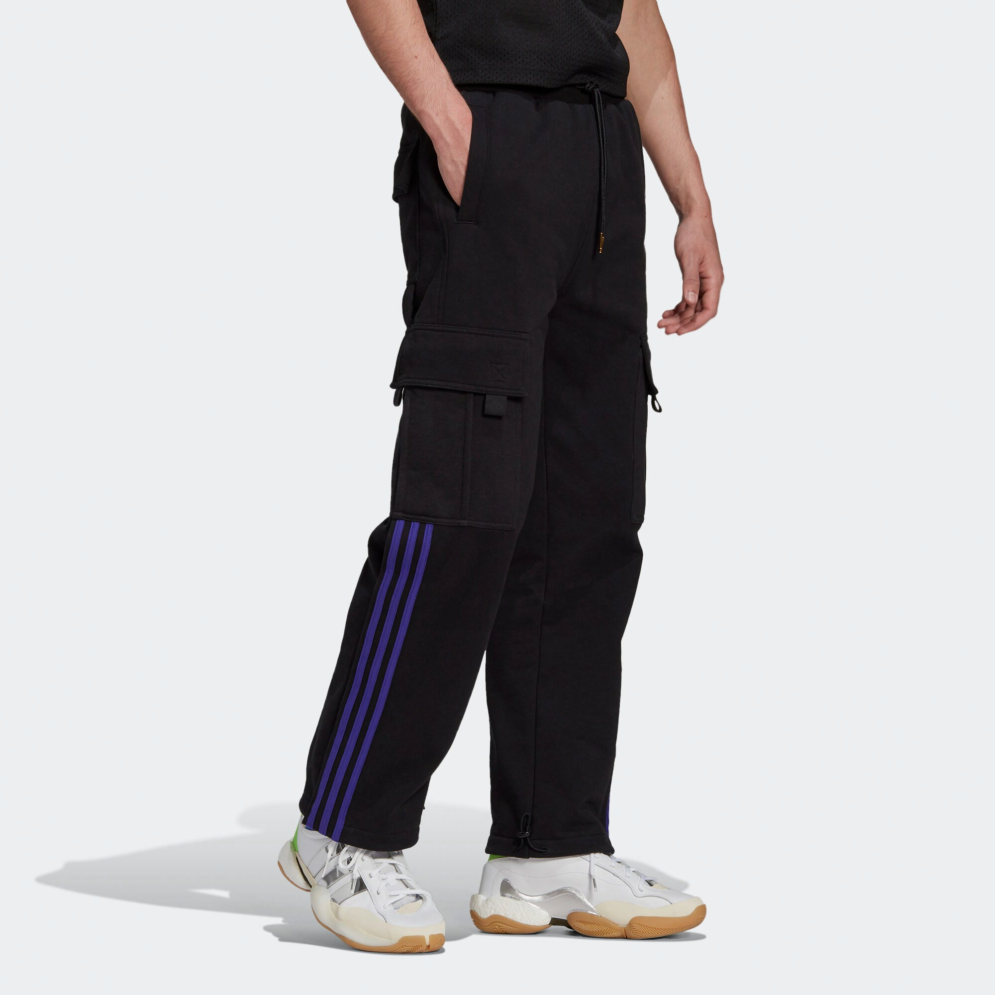 Мужские штаны adidas x SANKUANZ (черные) — фото 6
