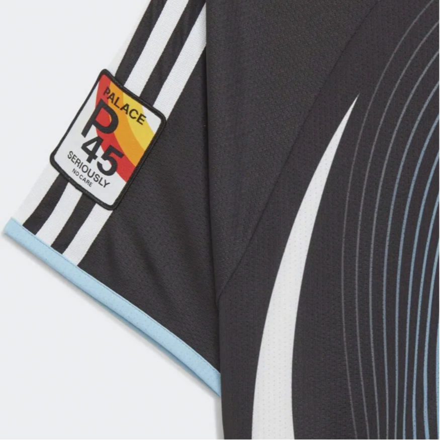Футболка adidas x PALACE (черная) — фото 4