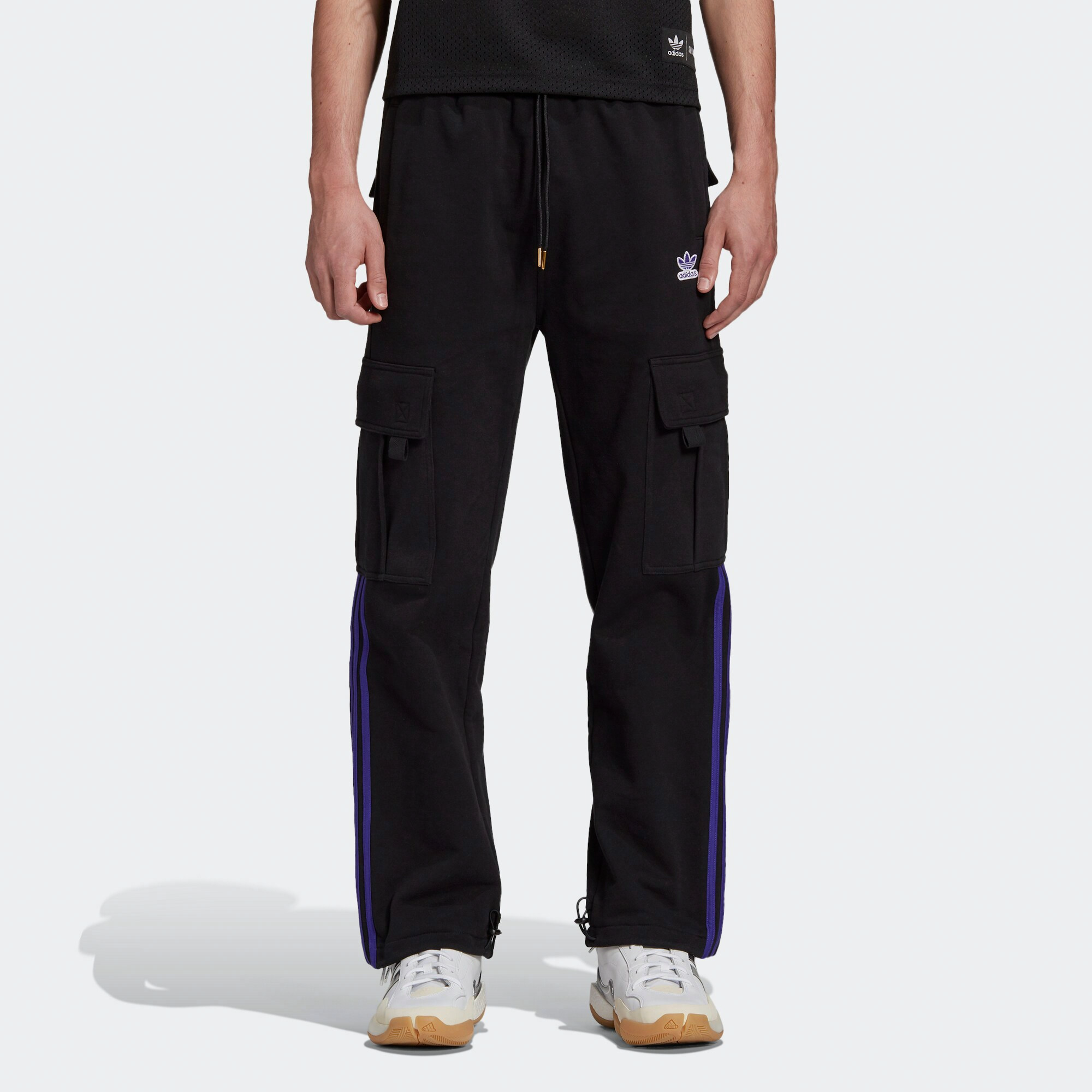 Мужские штаны adidas x SANKUANZ (черные) — фото 3