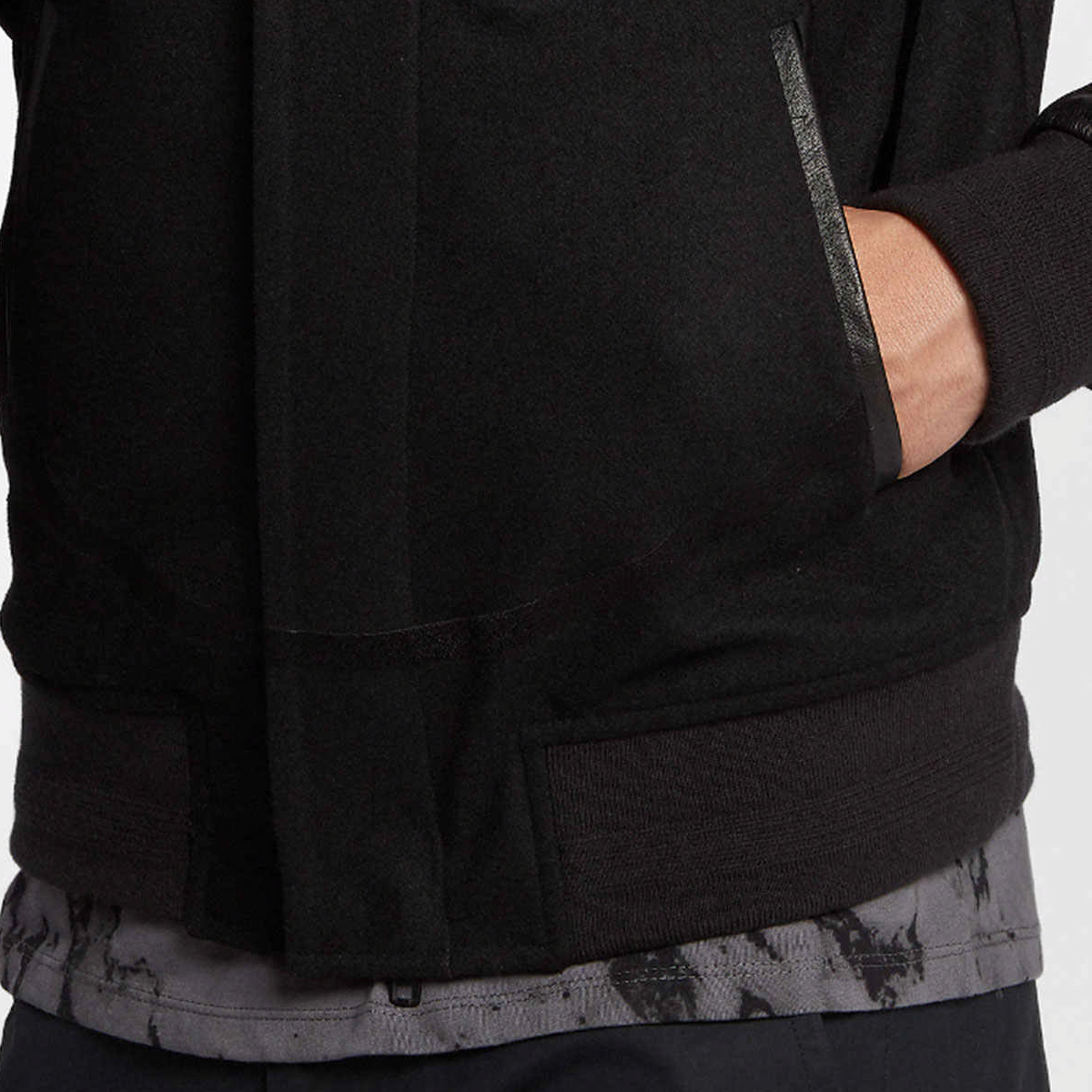 Мужская куртка Nike Destroyer Jacket (черная) — фото 4