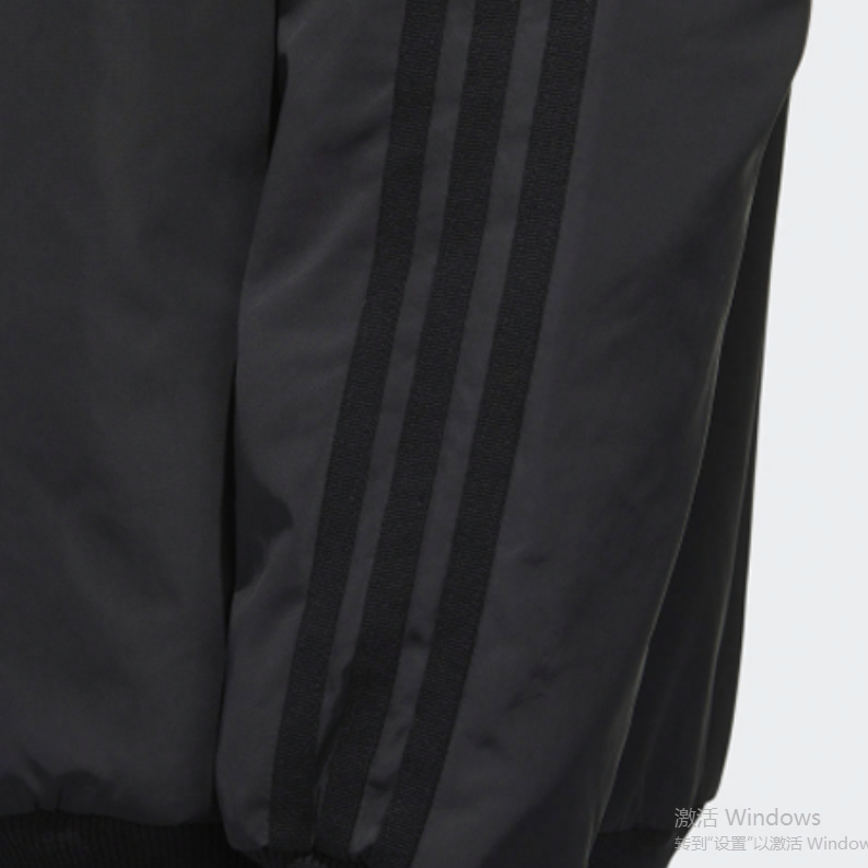 Мужская куртка adidas neo (черная) — фото 5