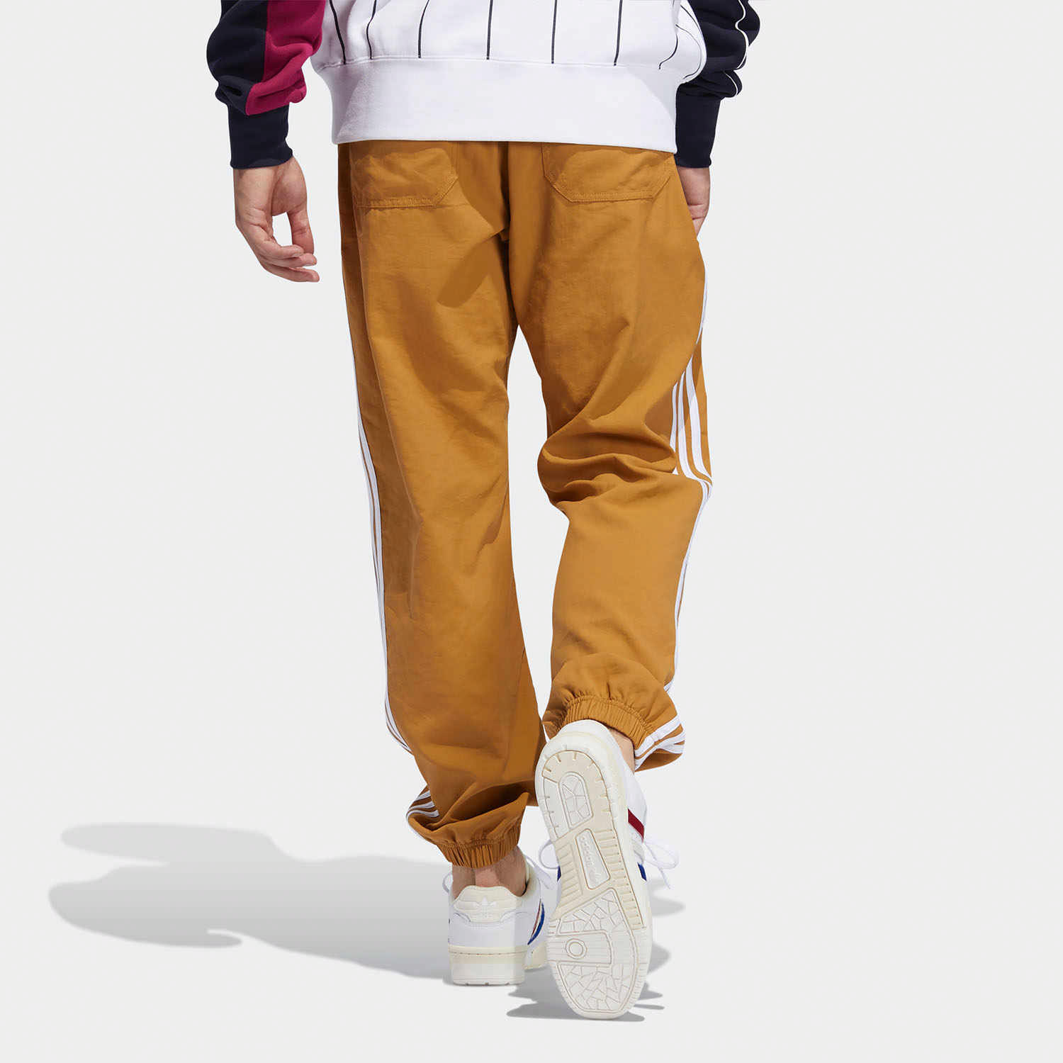 Мужские штаны adidas originals Asw Workwear (желтые) — фото 4