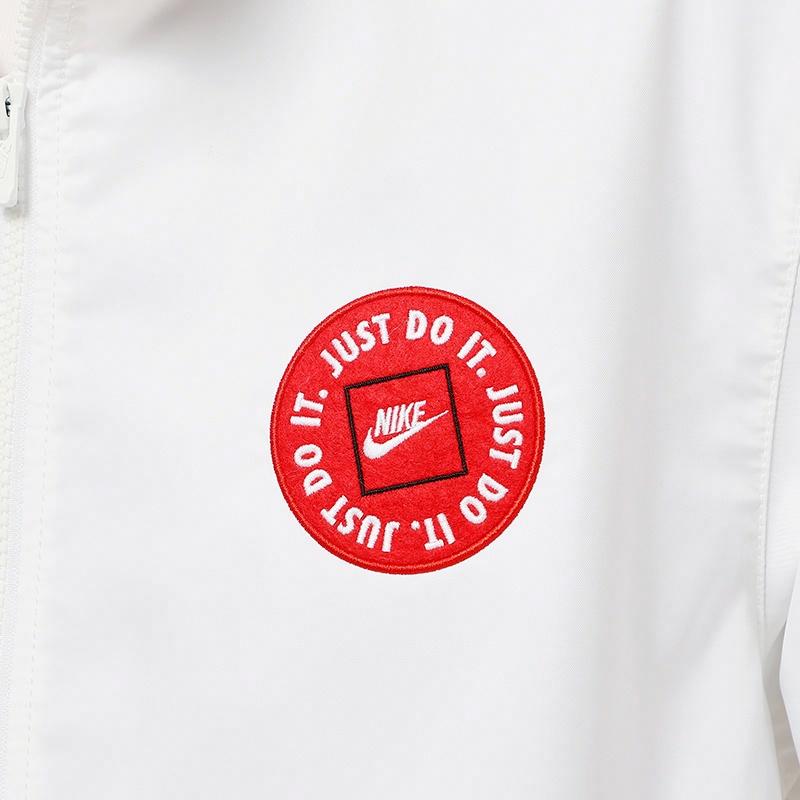 Мужская куртка Nike Logo (белая) — фото 4