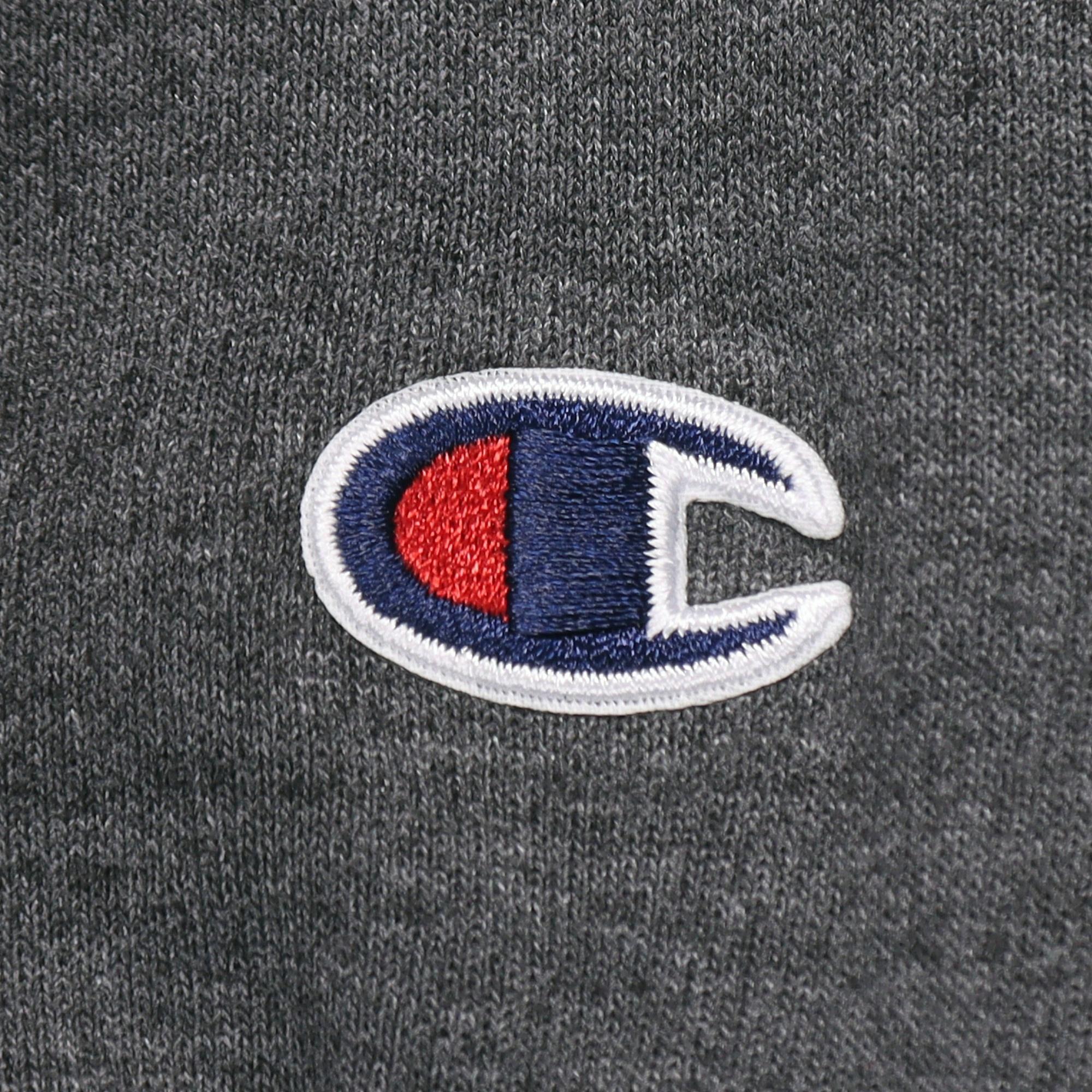 Худи Champion Single Logo (темно-серое) — фото 5