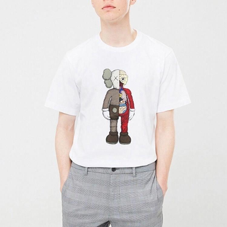 Футболка UNIQLO x KAWS (белая) — фото 3