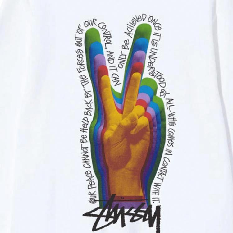 Худи Stussy Peace Sign Crew (разноцветный) — фото 6