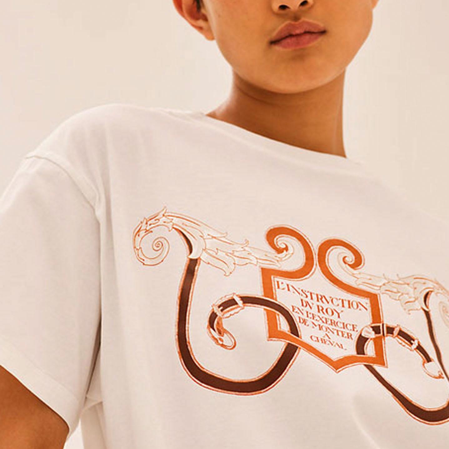 Футболка Hermes (белая) — фото 5