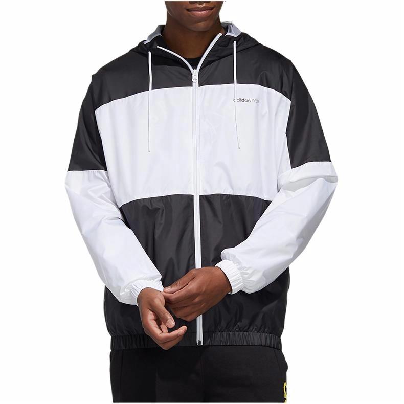 Мужская куртка adidas neo M FAV TCNS WB (черная) — фото 3