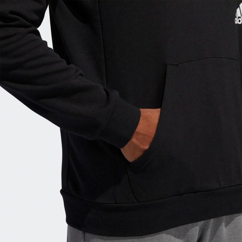 Мужское худи adidas Definition Hdy (черное) — фото 3