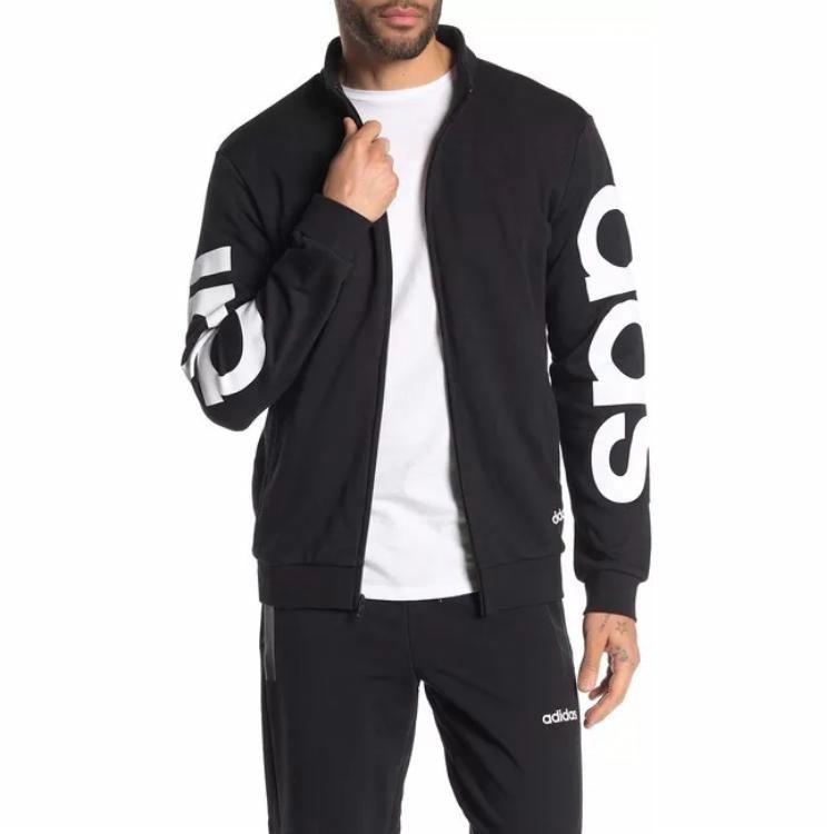 Мужская куртка adidas Essential (черная) — фото 3