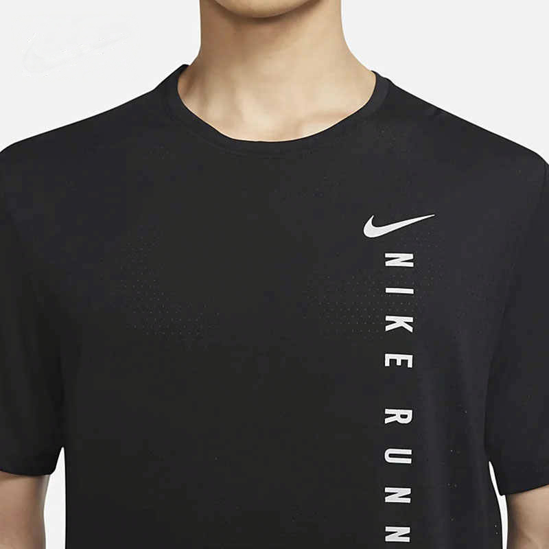 Мужская футболка Nike T (черная) — фото 3
