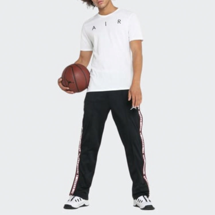 Мужские штаны Jordan CLOT Crossover (черно-красные) — фото 3