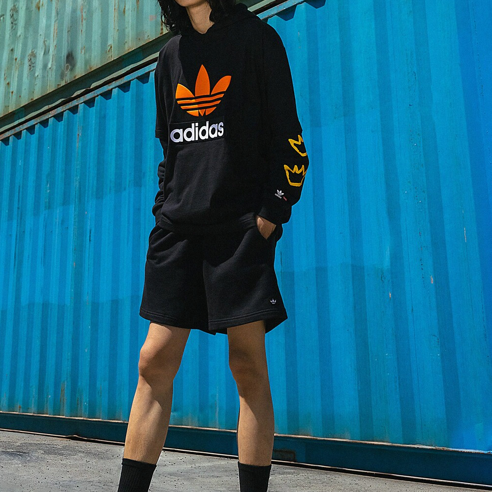 Мужские шорты adidas originals Adicolor Premium (черные) — фото 3