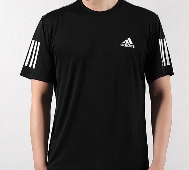Мужская футболка adidas (черный) — фото 3