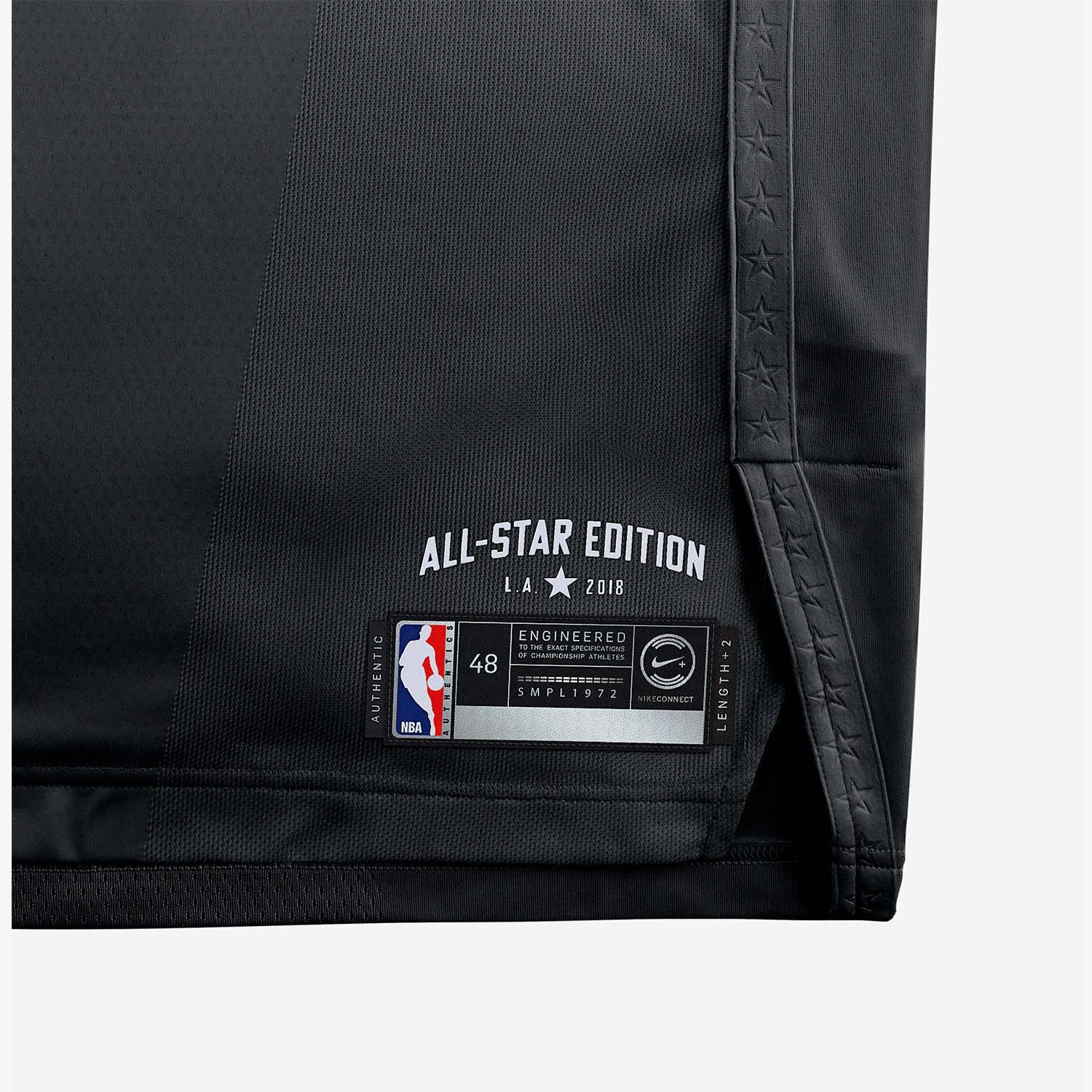 Мужская майка Jordan NBA Kobe Bryant All-Star Edition Authentic (черная) — фото 4