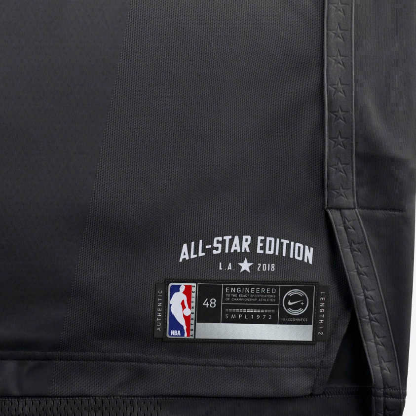 Мужская майка Jordan Russell Westbrook All-Star Edition Authentic Jersey (черная) — фото 3