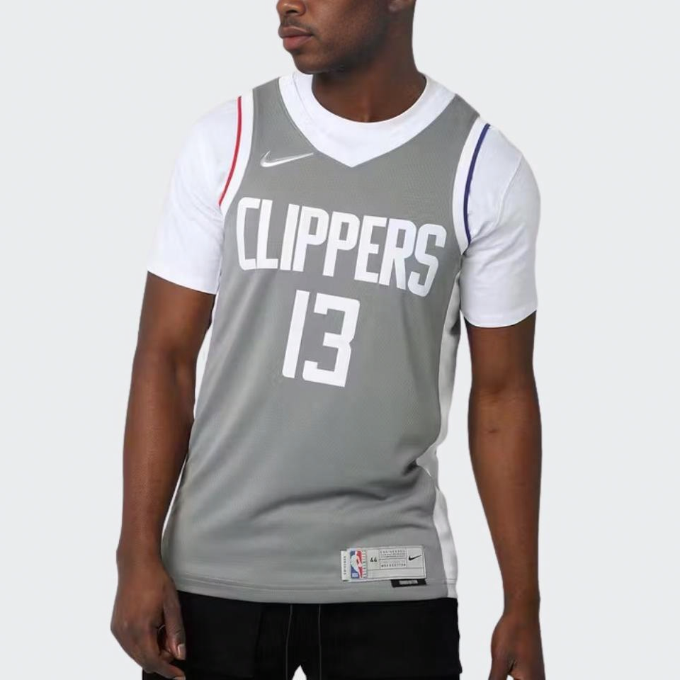 Мужская футболка Nike NBA (серая) — фото 3