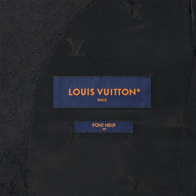 Мужская куртка Louis Vuitton LOUIS VUITTON Pont SS25 Neuf (черная) — фото 7