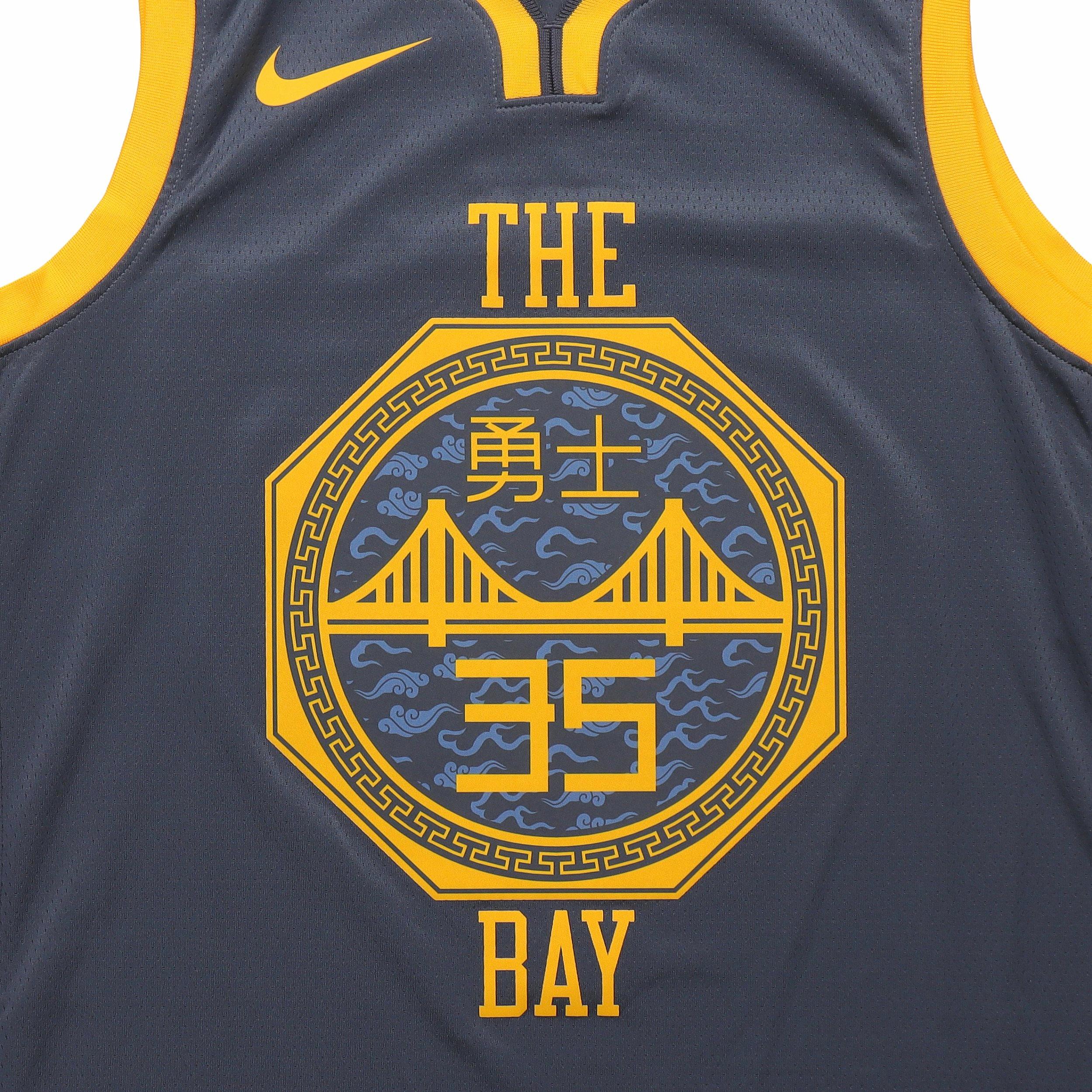 Мужская футболка Nike NBA Jersey 18-19 Kevin Durant 35 SW — фото 3