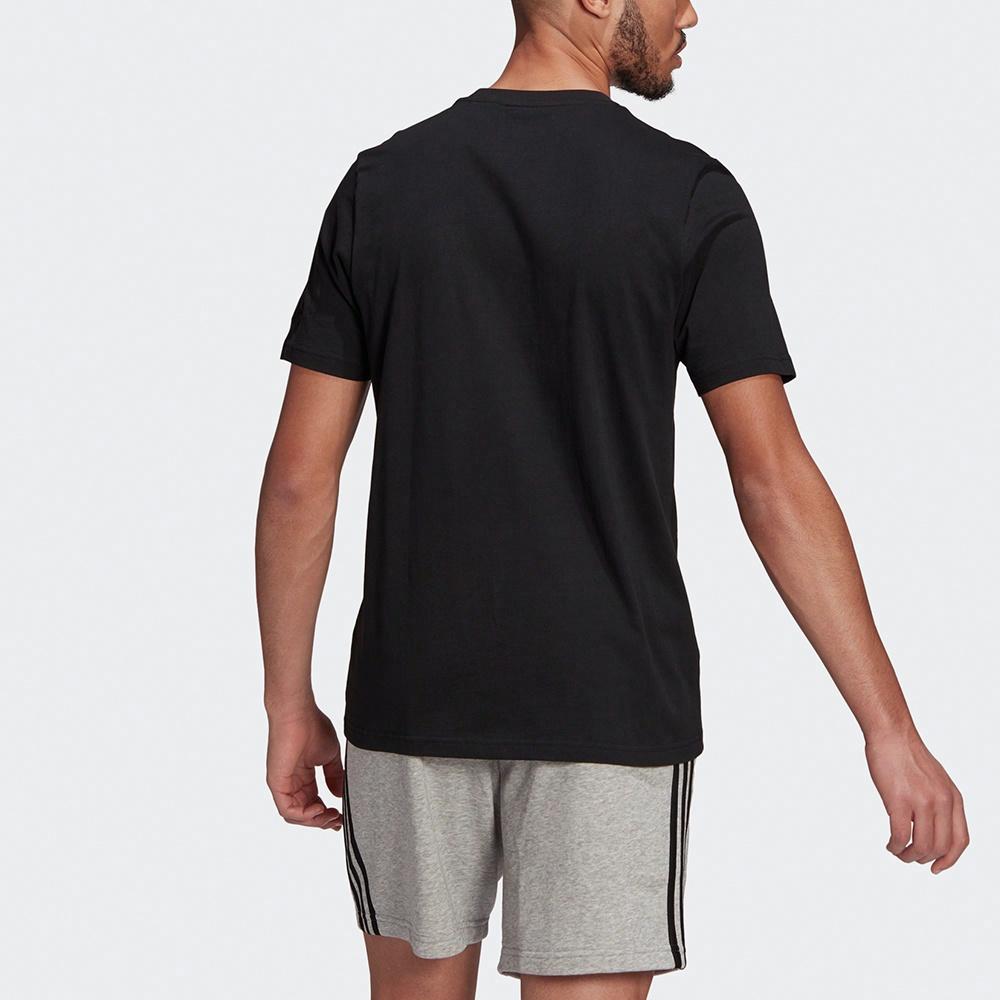 Мужская футболка adidas ESSENTIALS M Lin Sj T (черная) — фото 3