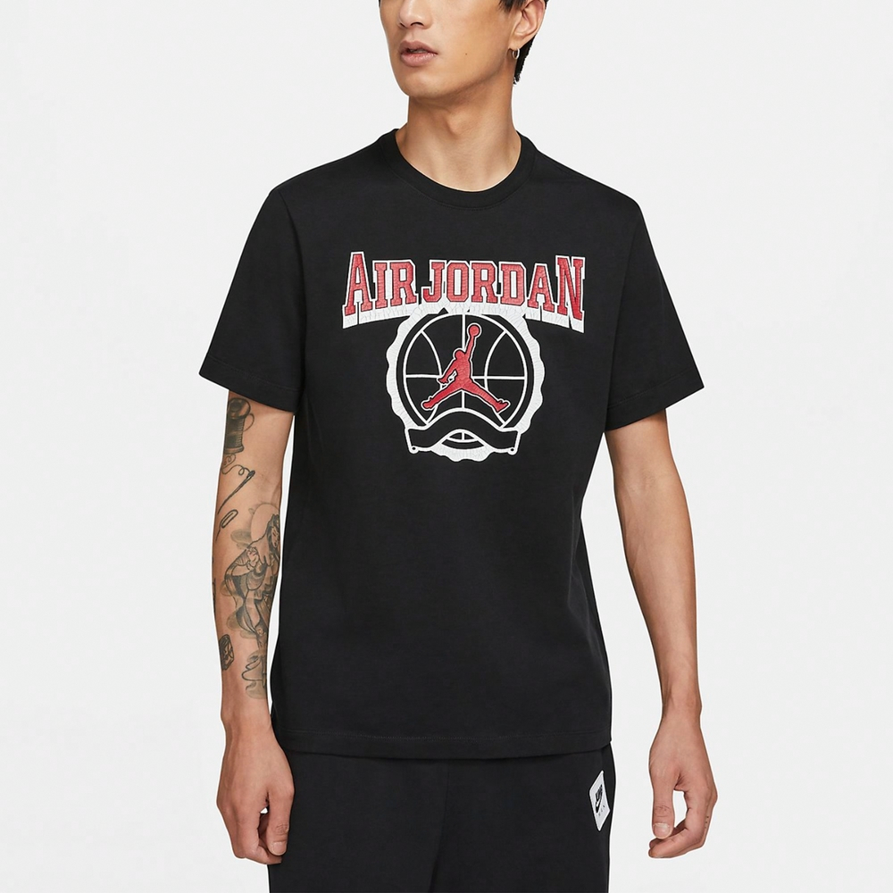 Мужские футболка Jordan (черный) — фото 4