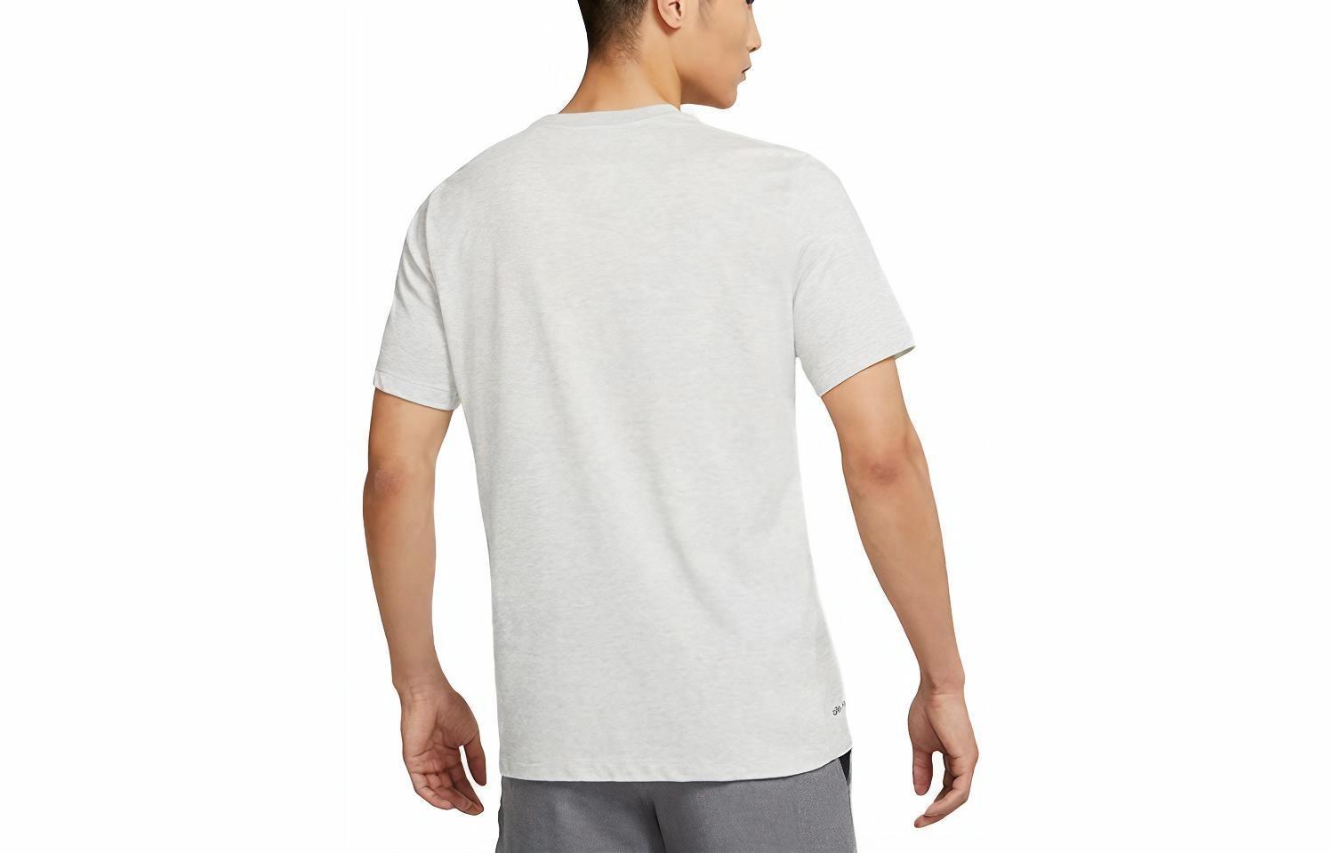 Мужская футболка Nike Dri-fit T (серая) — фото 2
