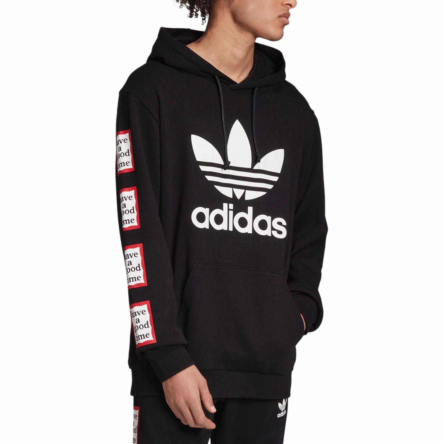 Мужские худи adidas originals x Have A Good Time HAGT (черные) — фото 3