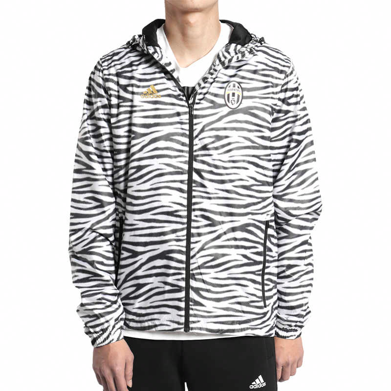 Мужская куртка adidas Juventus (черная) — фото 5