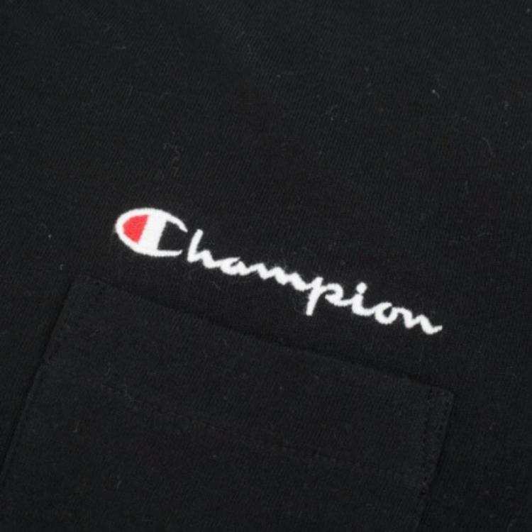 Футболка Champion (черная) — фото 4