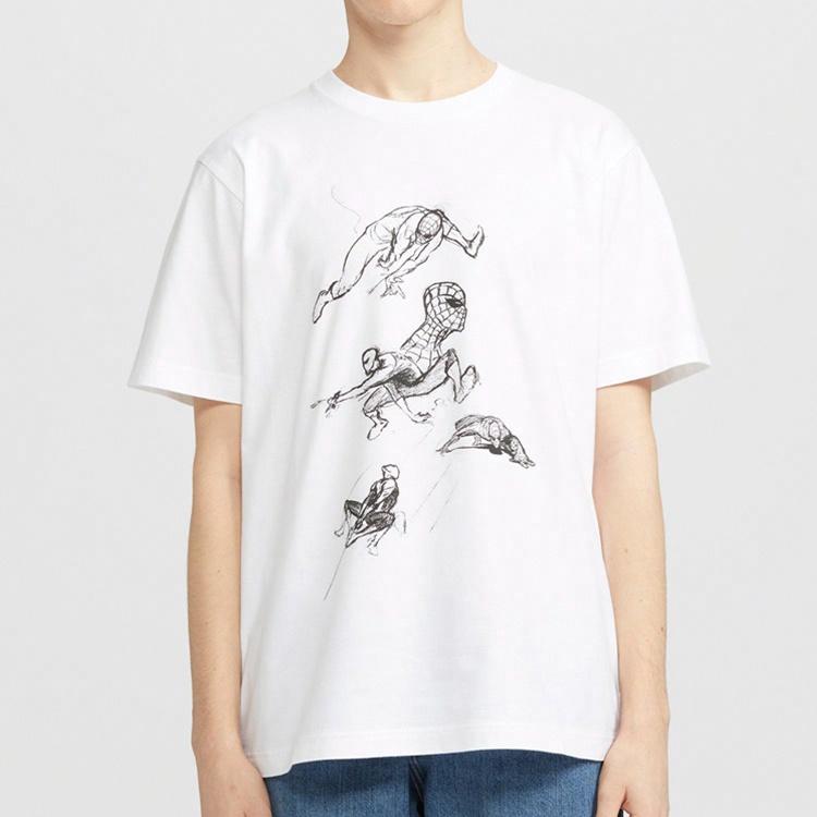 Футболка UNIQLO x MARVEL (белая) — фото 2